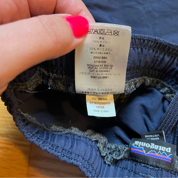 Patagonia navy blue swim trunks size large - Picture 5 of 5